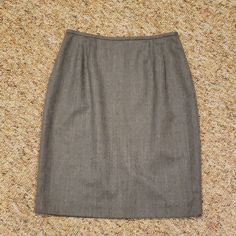 Vintage Wool Pencil Skirt